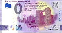 0 Euro biljet Spanje 2024 - Ávila Ciudad Amurallada