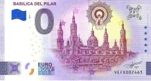 0 Euro biljet Spanje 2024 - Basilica del Pilar