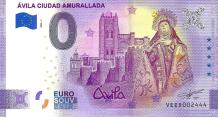 0 Euro biljet Spanje 2022 - Ávila Ciudad Amurallada