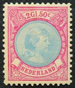 Wilhelmina hangend haar 1893-1896 Nr. 47 Postfris luxe