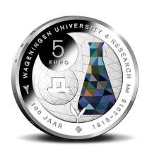 images/productimages/small/wageningen-universiteit-5-euro-kleur-100-jaar-earth.jpg