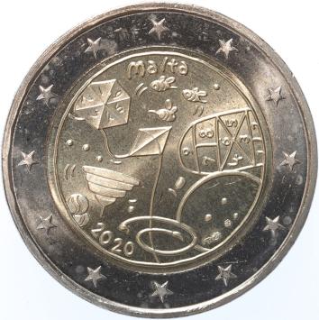 Malta 2 euro 2020d Spelletjes mmt Hoorn BU