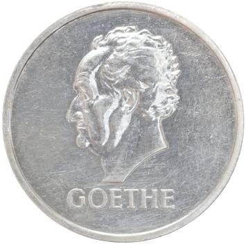 Germany Weimar Goethe 5 Mark silver 1932G XF/AU