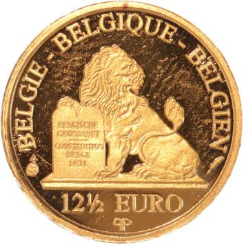 België 12 1/2 euro goud 2010 Boudewijn proof