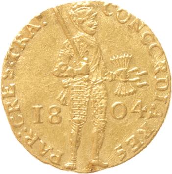 Utrecht Gouden dukaat 1804