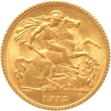 Great Britain 1/2 Sovereign 1912