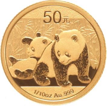 China 50 Yuan 2010 Panda