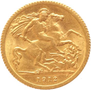 Great Britain 1/2 Sovereign 1912