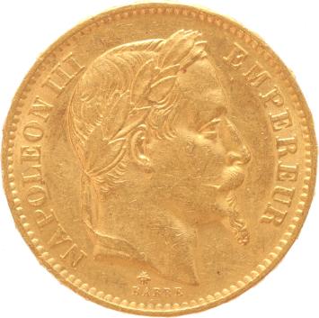 France 20 Francs 1868a