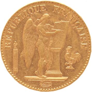 France 20 Francs 1896a