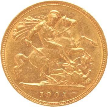 Great Britain 1/2 Sovereign 1901