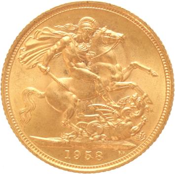 Great Britain Sovereign 1958