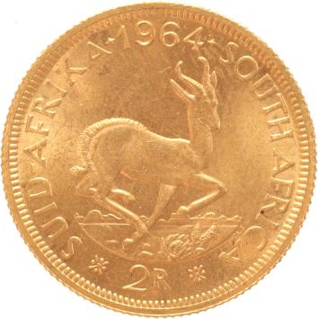 South Africa 2 Rand 1964