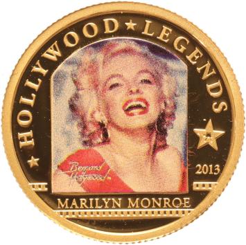 Cook Islands 1 Dollar gold 2013 Marilyn Monroe proof