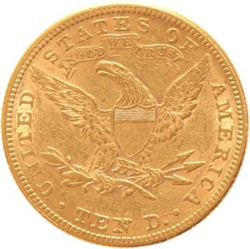 USA 10 Dollars 1882