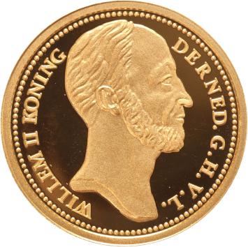 Replica 10 Gulden goud 1842 in Goud