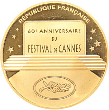 Frankrijk 10 euro goud 2007 Filmfestival Cannes proof