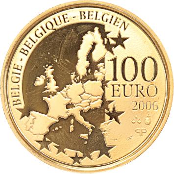 België 100 euro goud 2006 175 jaar Belgisch Koningshuis proof