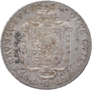 German States Brunswick Wolfenbuttel 16 Gute Grosschen silver 1792 XF/AU