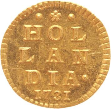 Holland Wapenstuiver goud 1731