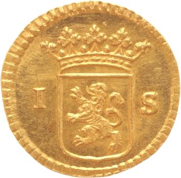 Holland Wapenstuiver goud 1731