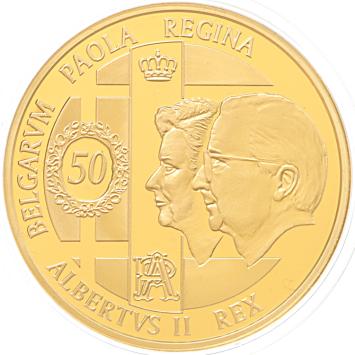 België 100 euro goud 2009 koninklijk huwelijk proof