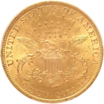 USA 20 dollars 1899 PCGS MS61