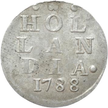 Holland Dubbele wapenstuiver 1788