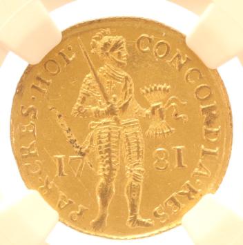 Holland Nederlandse dukaat goud 1781