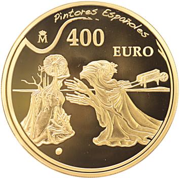 Spanje 400 euro goud 2004 Dali Galarina proof