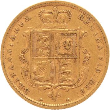 Great Britain 1/2 Sovereign 1884