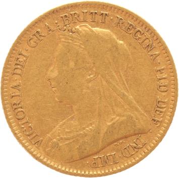 Great Britain 1/2 Sovereign 1893