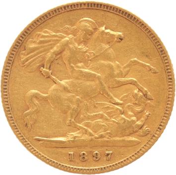 Great Britain 1/2 Sovereign 1897