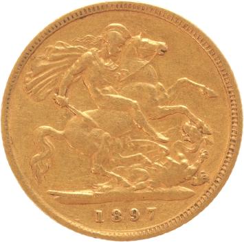 Great Britain 1/2 Sovereign 1897