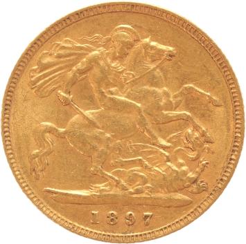 Great Britain 1/2 Sovereign 1897