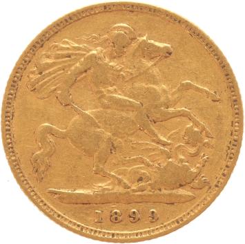 Great Britain 1/2 Sovereign 1899