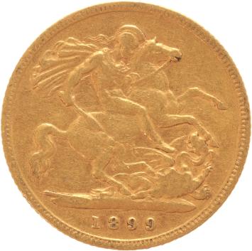 Great Britain 1/2 Sovereign 1899