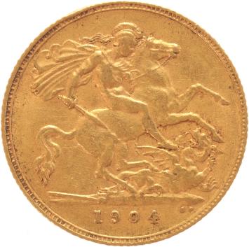 Great Britain 1/2 Sovereign 1904