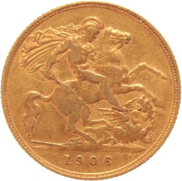 Great Britain 1/2 Sovereign 1906