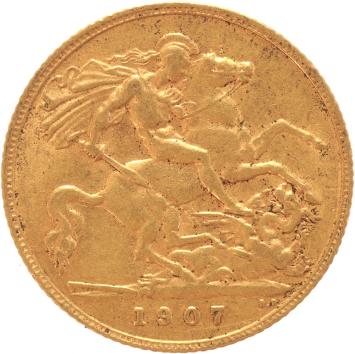 Great Britain 1/2 Sovereign 1907