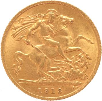 Great Britain 1/2 Sovereign 1913