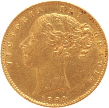 Great Britain Sovereign 1864