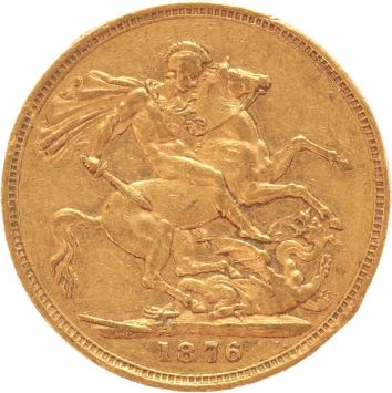 Great Britain Sovereign 1876