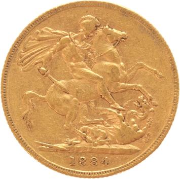 Great Britain Sovereign 1884