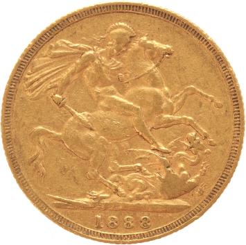 Great Britain Sovereign 1888