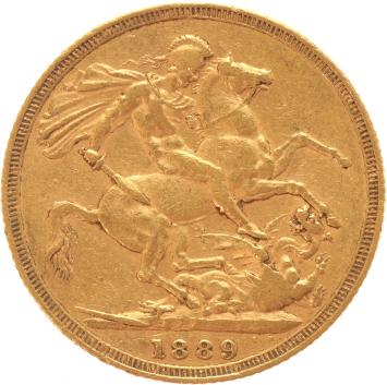 Great Britain Sovereign 1889