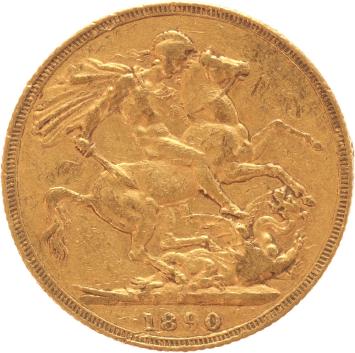 Great Britain Sovereign 1890