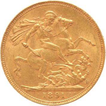 Great Britain Sovereign 1891