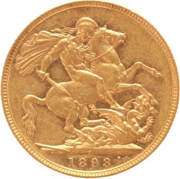 Great Britain Sovereign 1893