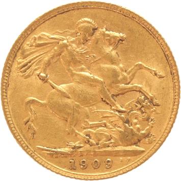 Great Britain Sovereign 1909